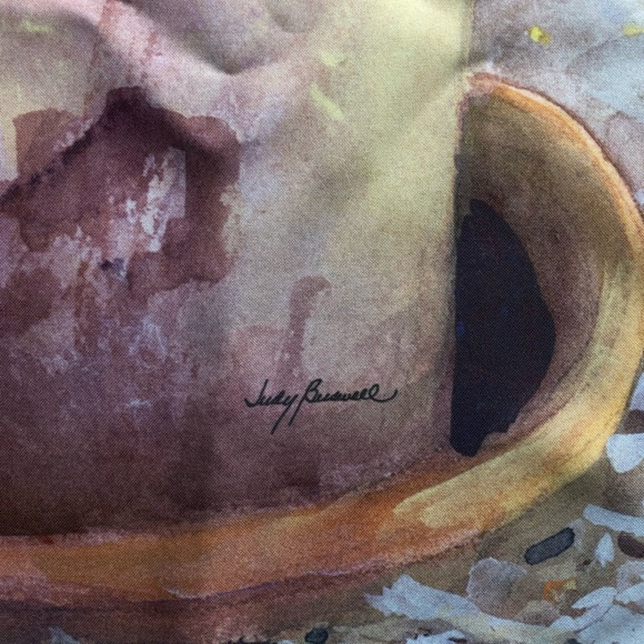 Vintage Toland Judy Buswell #9137 Potted Daffodils Flag - Picture 5 of 5